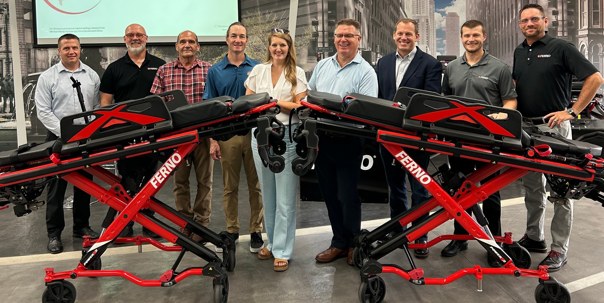 Vellykket ordre på mere end 400 ambulancebårer